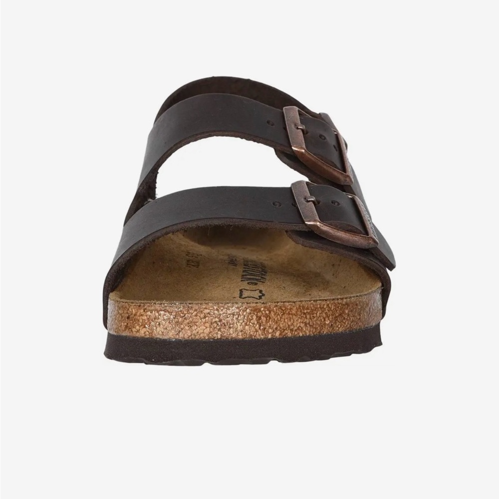 Birkenstock oiled Brown leather Sandals with Adjustable Straps